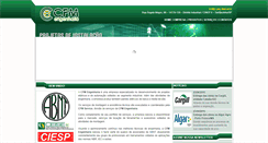 Desktop Screenshot of cfmengenharia.com.br