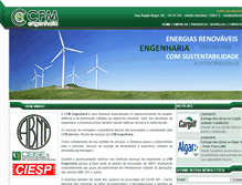 Tablet Screenshot of cfmengenharia.com.br